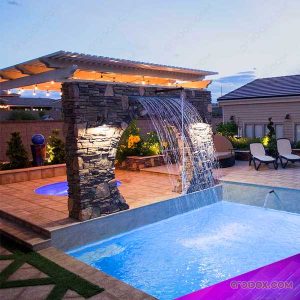 نمای پرده آب شوتر بارانی 