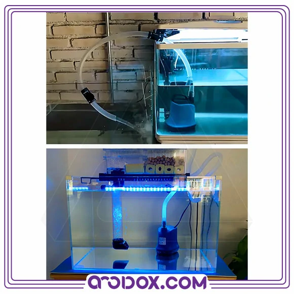 نحوی کشیدن و خروج پمپ آب کفکش سوبو WP-700D در آکواریم